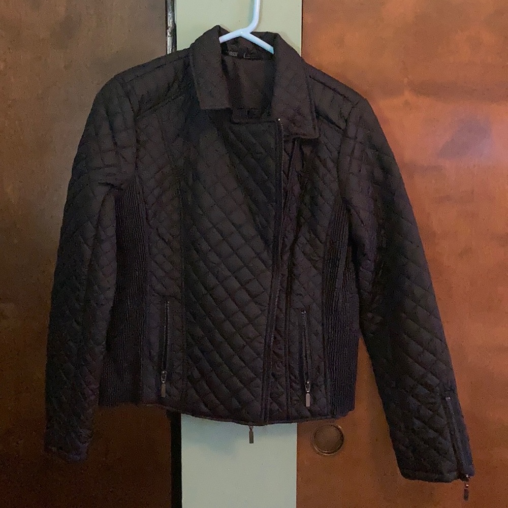 Ashley premium black puffy jacket